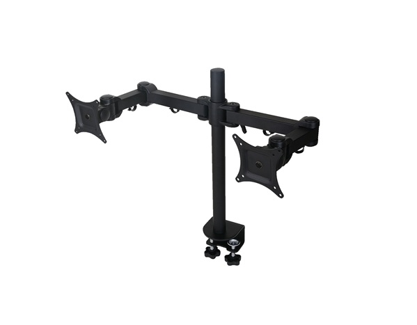 Pole Mounted Monitor Arms For Twin Screens
