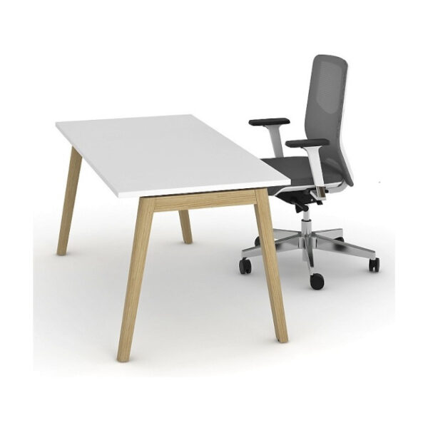 <h4>Delta <h4>Wooden Single Desks-Modern Luxury for Your Workspace