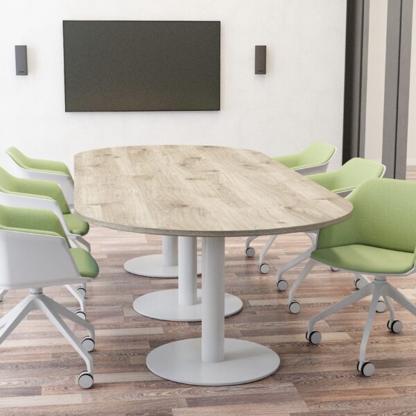 <H3>Meeting Tables with Square & Round Bases