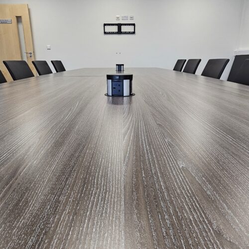 Boardroom Table with Pop Up Power
